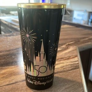 Disney World 50th Anniversary Stainless Steel Corkcicle Tumbler